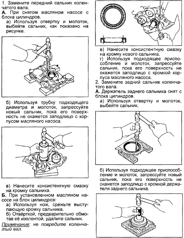 Недорогая замена коренного сальника Ниссан Тиида в Санкт-Петербурге